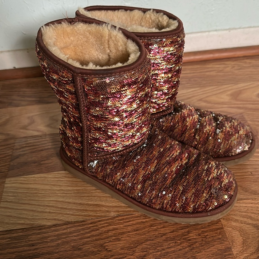 sparkly sequined ugg boots